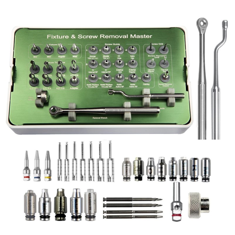 Dental Implant fixture & Screw Removal Kit