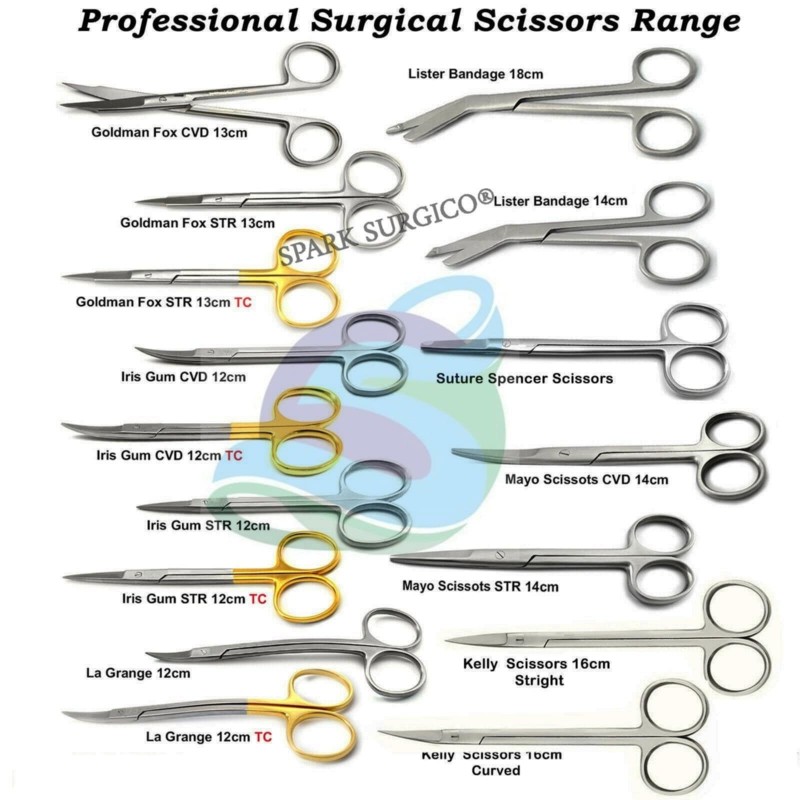 Surgical Range of Scissors 