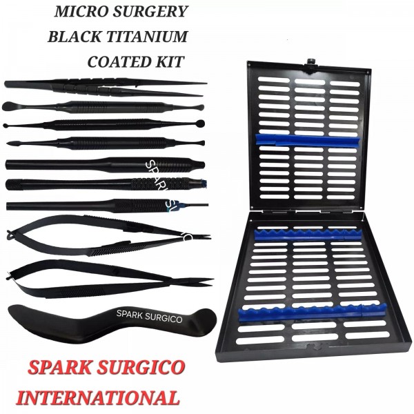 Black Micro surgery Kit