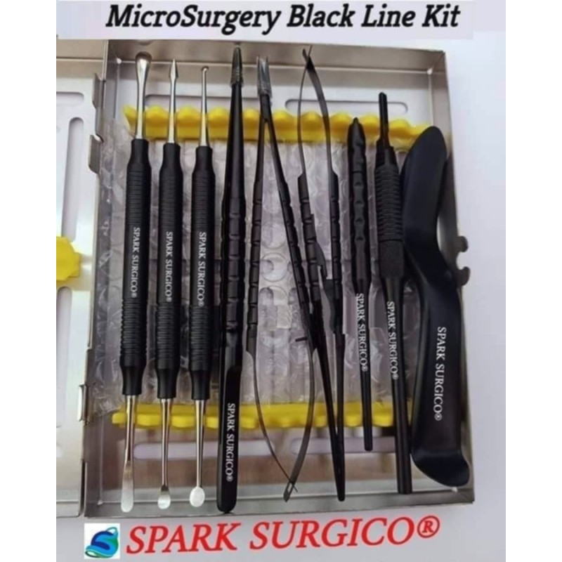 Black Micro surgery Kit