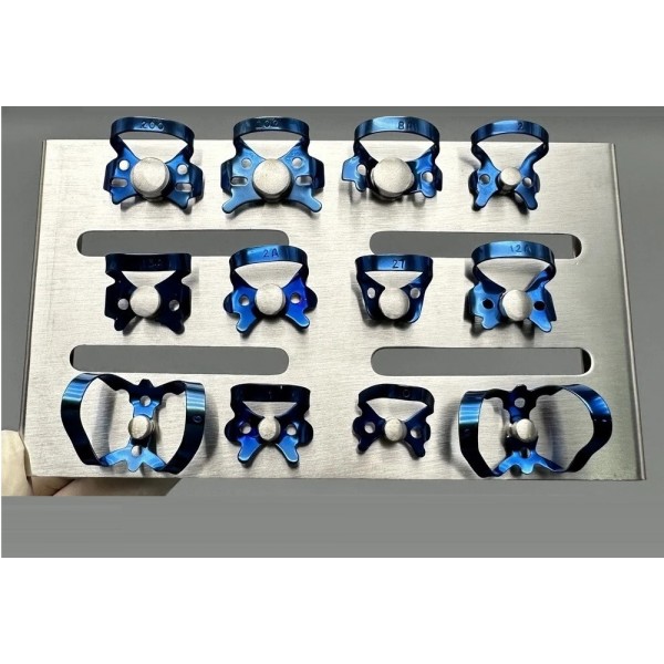 Blue Clamps Set of 12 PCS