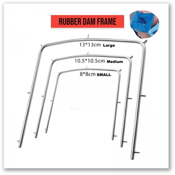 Rubber dam frames